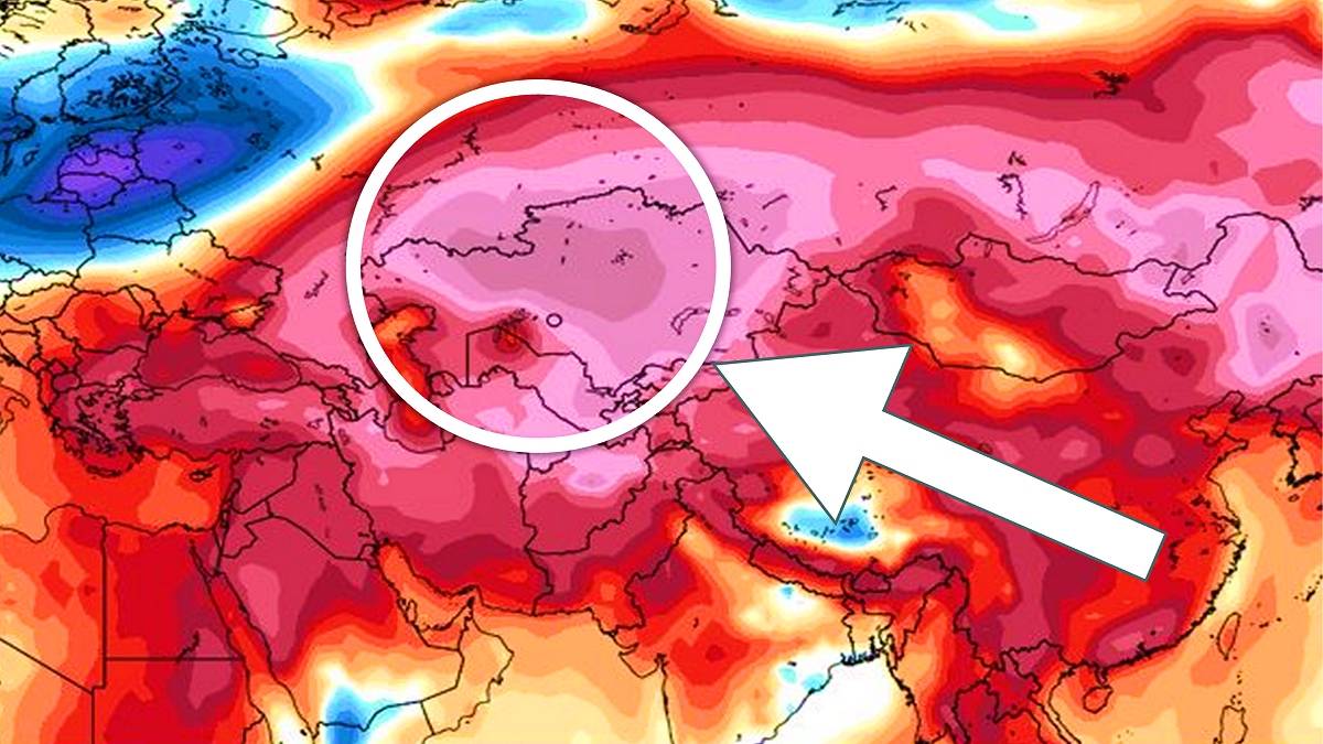 Rekordowo wczesna fala upałów w Azji. Fot. tropicaltidbits.com
