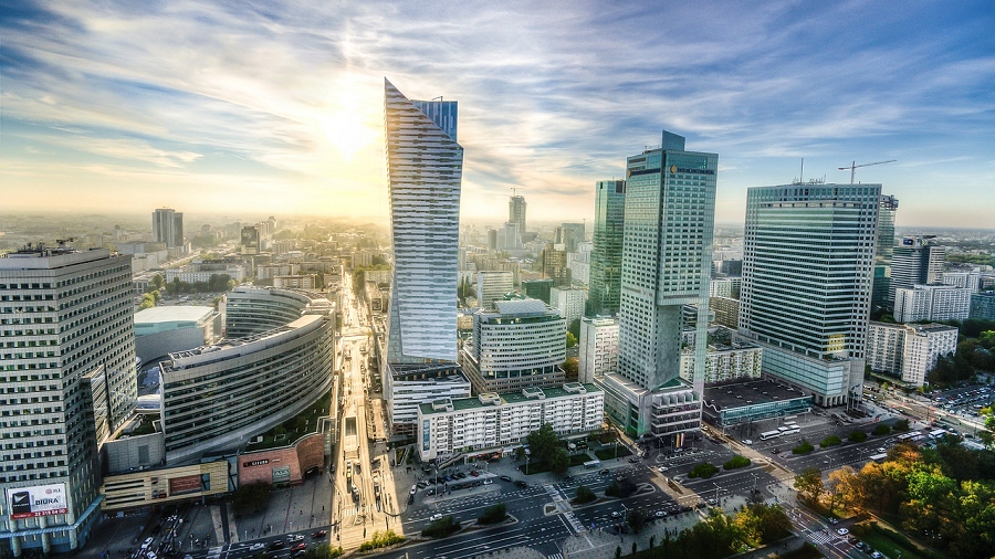 Panorama Warszawy. Fot. Max Pixel.
