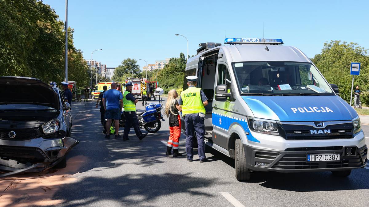 Wypadek na Woronicza. Jest decyzja w sprawie kierowcy