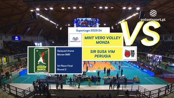 Mint Vero Volley Monza – Sir Susa Vim Perugia. Skrót meczu