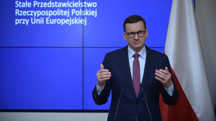 Bruksela. Premier Mateusz Morawiecki: konstruujemy pakiet unijnych sankcji wobec Rosji