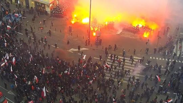 Co naprawdę działo się podczas Marszu Niepodległości? Nagranie z monitoringu
