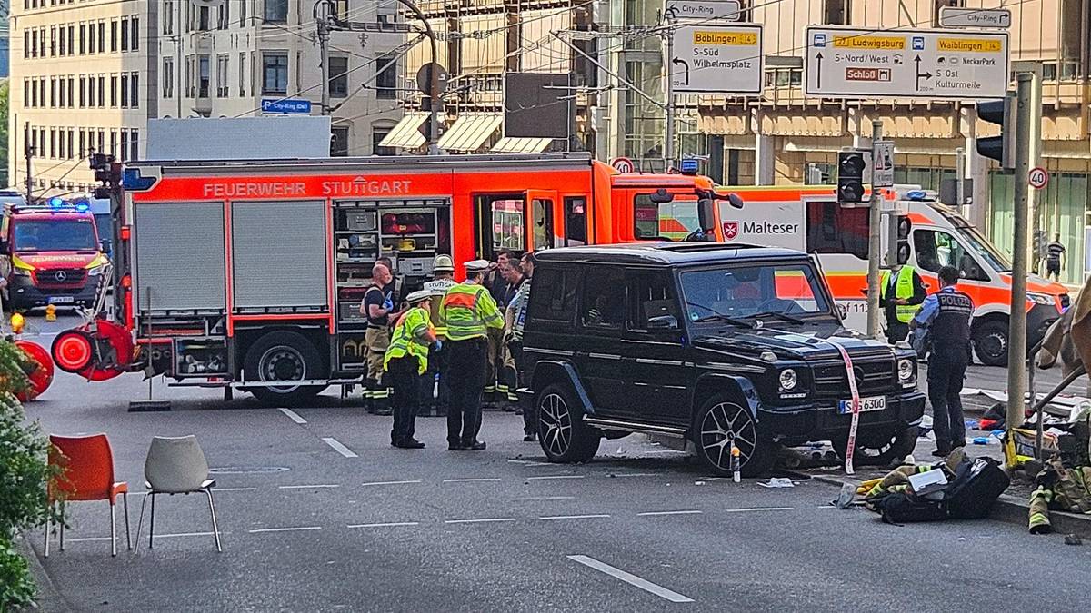 Wjechał w grupę ludzi w centrum Stuttgartu. Zginęła jedna osoba, kilka zostało rannych