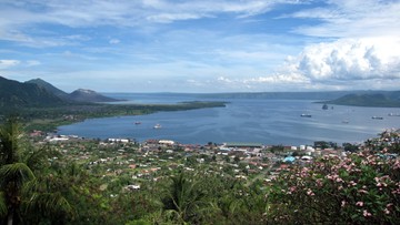Silne trzęsienie ziemi w pobliżu miasta Rabaul w Papui Nowej Gwinei