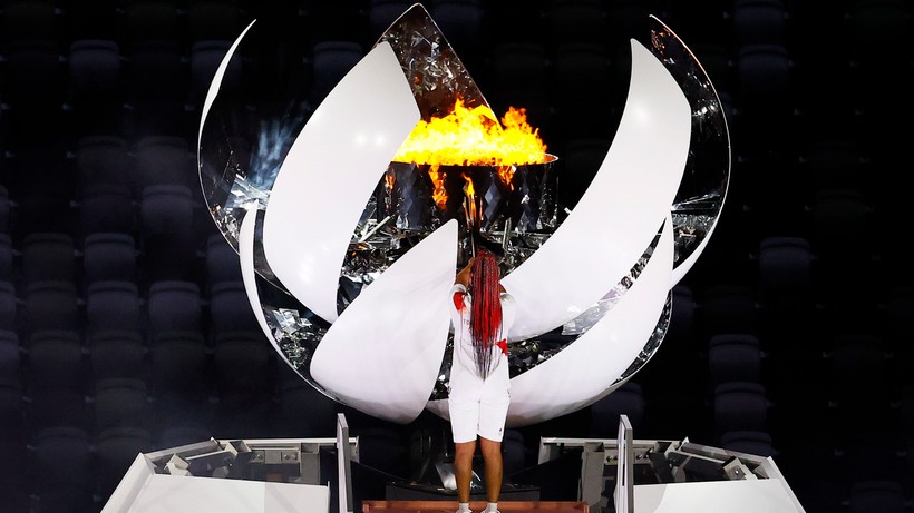 Tokio 2020: Naomi Osaka zapaliła olimpijski znicz