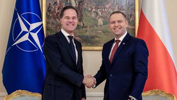 Sekretarz generalny NATO w Polsce. Mark Rutte spotkał się z Karolem Nawrockim