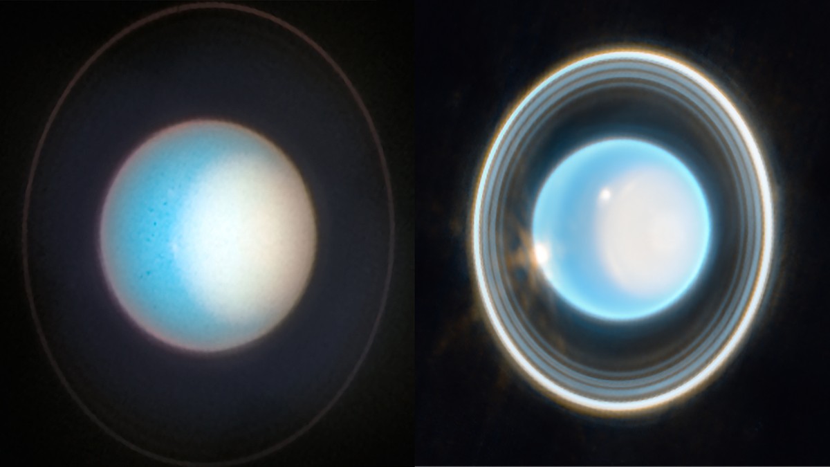 Niezwykłe pierścienie Urana. NASA pokazało zdjęcie z Teleskopu Webba