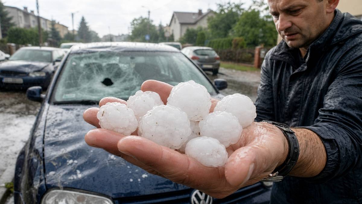 Nadciąga rekordowe gradobicie. Meteorolodzy ostrzegają