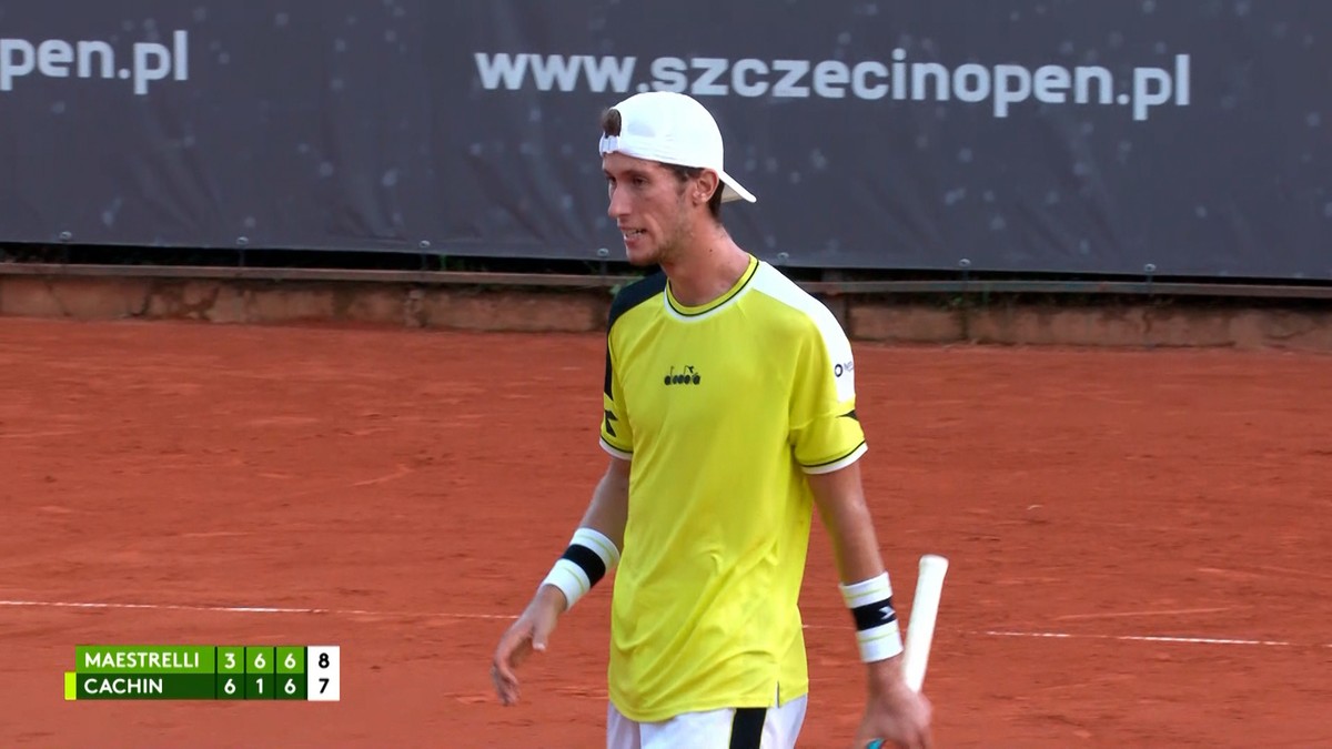 ATP Challenger w Szczecinie: Francesco Maestrelli - Pedro Cachin 2:1. Skrót meczu