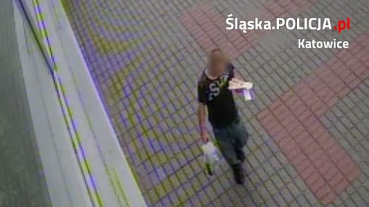 Napadł na kobietę w centrum Katowic. Po publikacji wizerunku został zatrzymany