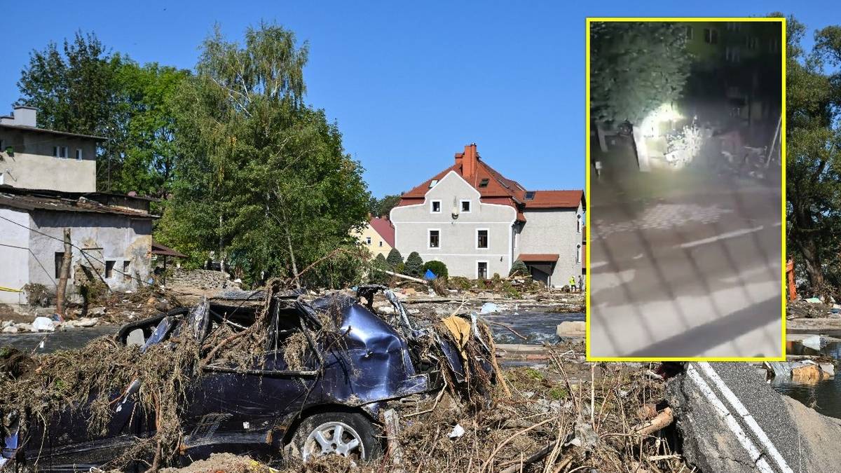 Policjanci na tropie szabrowników. Pokazano nagranie ze Stronia Śląskiego