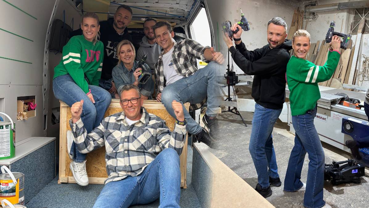 Darek Stolarz i dziennikarze Polsatu zakasali rękawy. W szczytnym celu