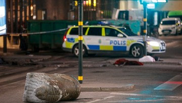 Sztokholm: ranny kierowca ciężarówki, który chciał powstrzymać porwanie i atak