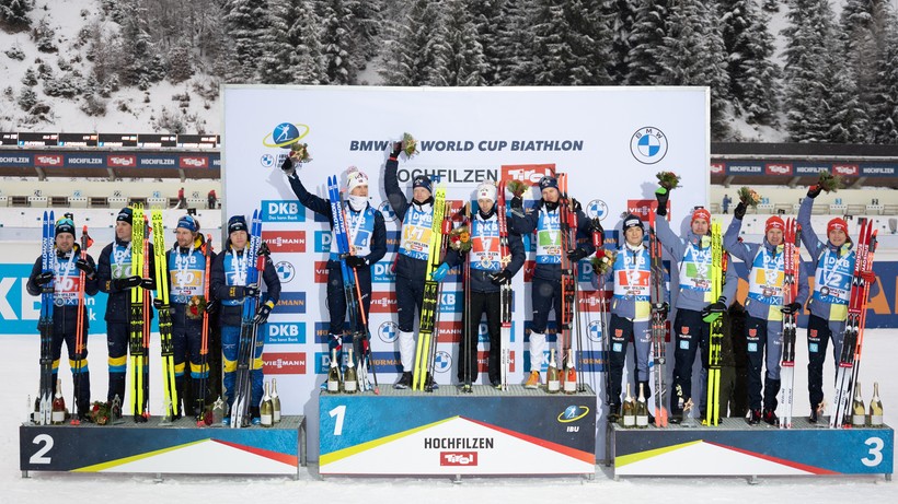 PŚ w biathlonie: Norwegowie ponownie najlepsi w sztafecie