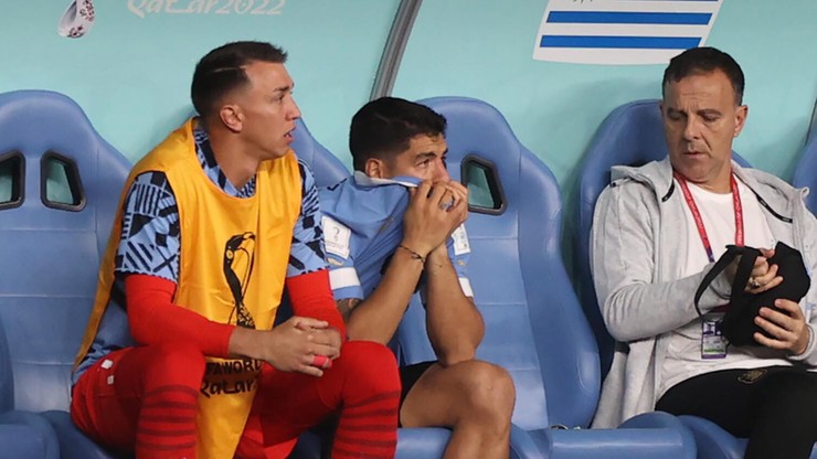 Luis Suarez zalał się łzami po odpadnięciu z mundialu