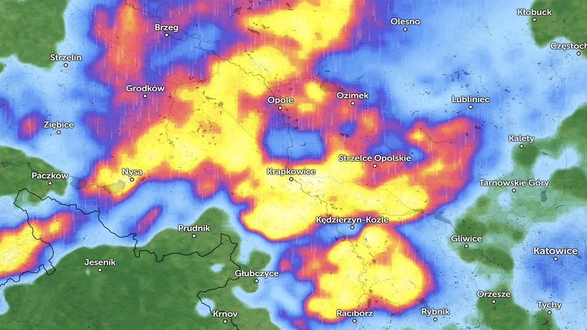 Wracają ulewne deszcze. Fot. imweather.com