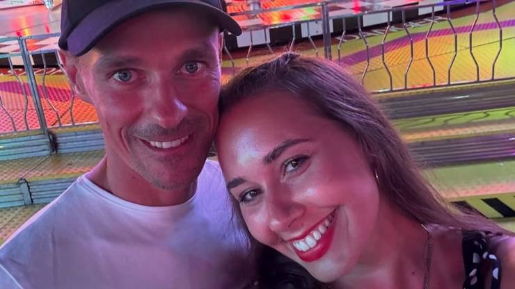 Piotr Żyła i Marcelina Ziętek