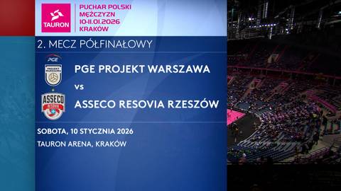 Zapowiedź meczu p&oacute;łfinałowego Pucharu Polski: PGE Projekt Warszawa vs Asseco Resovia Rzesz&oacute;w, kt&oacute;ry odbędzie się 10 stycznia 2026 roku w Tauron Arenie, Krak&oacute;w.