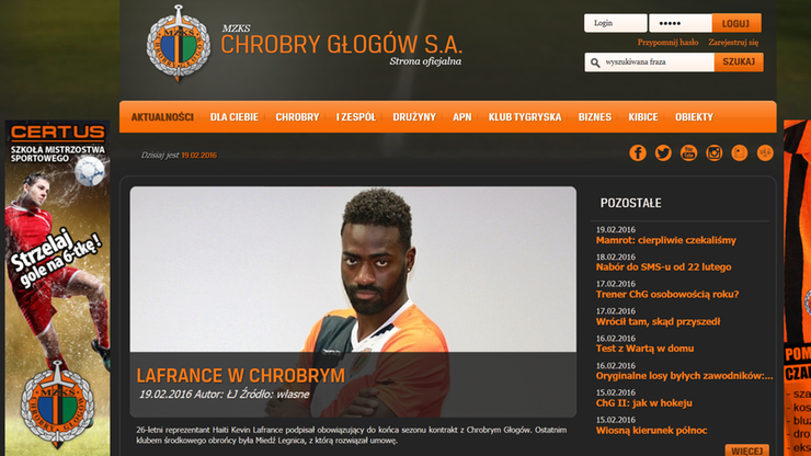 I liga: Reprezentant Haiti piłkarzem Chrobrego