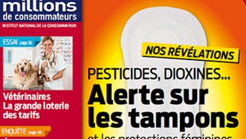Francuska organizacja informuje o "potencjalnie toksycznych tamponach"