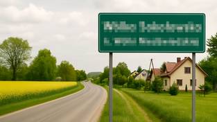 16.08.2025 05:58 To najdłuższa nazwa wsi w Polsce. Ledwo się mieści na tablicy