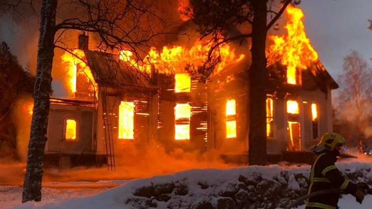 Finlandia: Pożar w kościele, w środku znajdowali się wierni