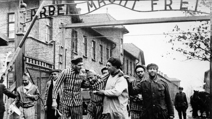 78. rocznica wyzwolenia niemieckiego nazistowskiego obozu koncentracyjnego i zagłady Auschwitz