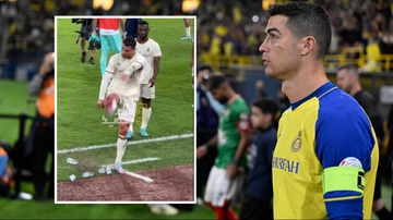 Żenujące zachowanie Ronaldo. Kibice nie pozostali dłużni (WIDEO)