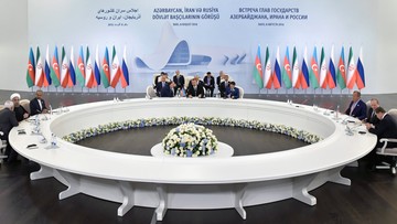 Współpraca Rosji, Iranu i Azerbejdżanu. Prezydenci zamierzają odbywać regularne spotkania
