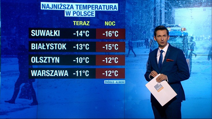 Jest zimno, będzie zimniej. Mróz, śnieg i wiatr - to prognoza dla Polski