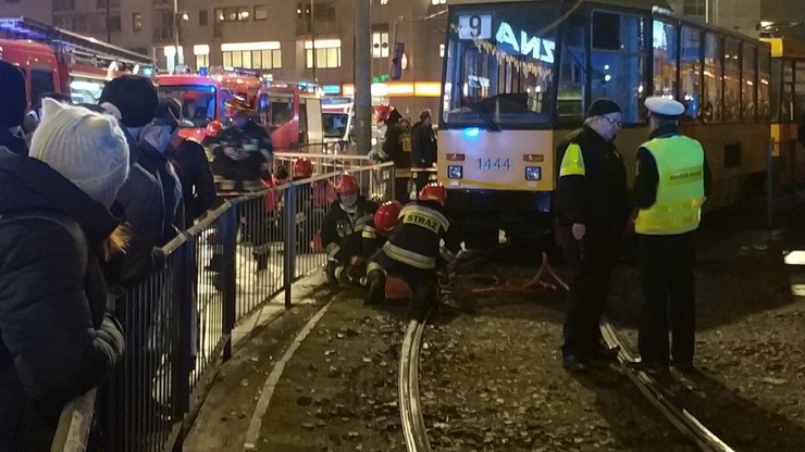 Śmiertelny wypadek w Warszawie. Kobieta potrącona przez tramwaj