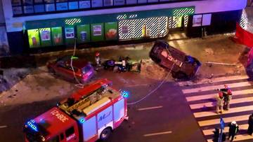 Wypadek na Pradze-Południe. Samochód wjechał w pieszych, nie żyje 5-latek