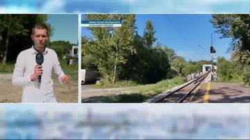 Chwile grozy na moście kolejowym w Kętach. Nastolatkowie uciekali przed pociągiem 