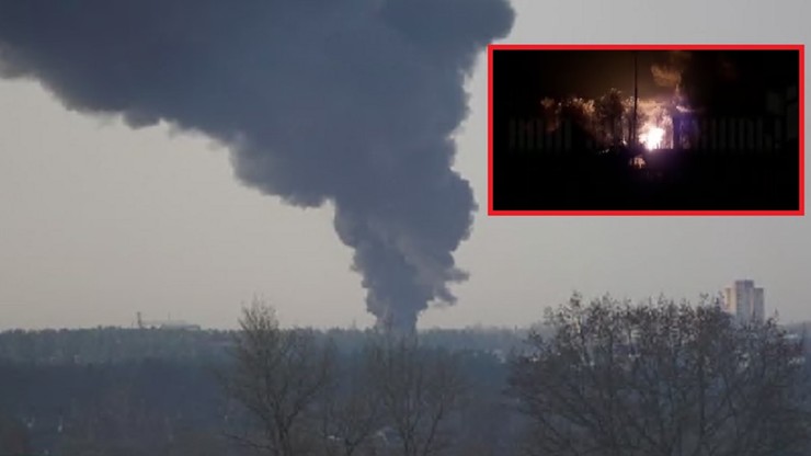 Rosja. Pożar w obwodzie briańskim. Propagandowe media piszą o ataku
