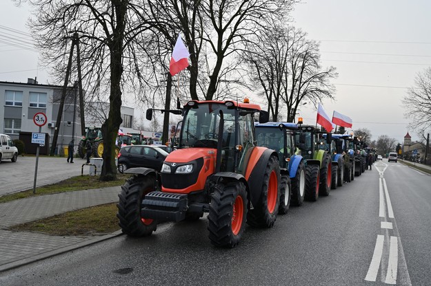 Wróblew. Rolnicy protestują pod hasłem AGROunii 