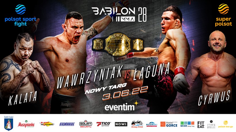 Babilon MMA 28: Wawrzyniak vs Łaguna o mistrzowski pas