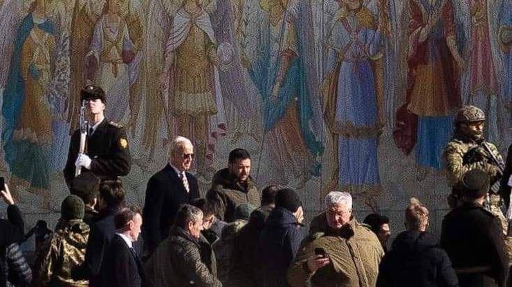 Prezydent USA Joe Biden z wizytą w Kijowie  