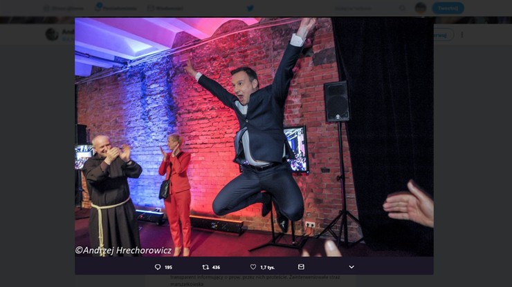 Niepublikowane wcześniej zdjęcie Andrzeja Dudy. Tak cieszył się z wygranej w wyborach