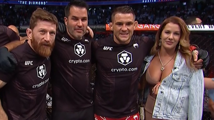 UFC 264: Żona Dustina Poiriera odpowiedziała na obraźliwą wypowiedź Conora McGregora. Pokazała mu środkowy palec