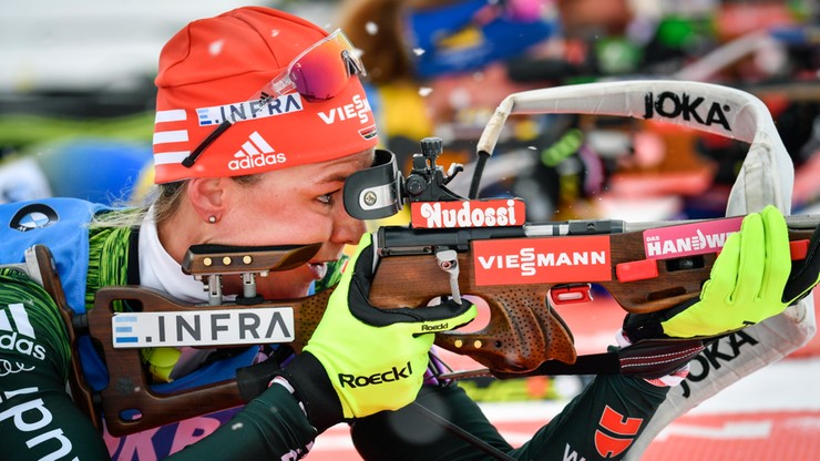 MŚ w biathlonie: Zwycięstwo Herrmann, Hojnisz nie wystartowała