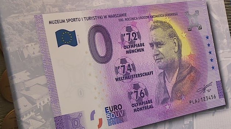 Kolekcjonerski banknot z trenerem Kazimierzem Górskim dostępny od 2. marca