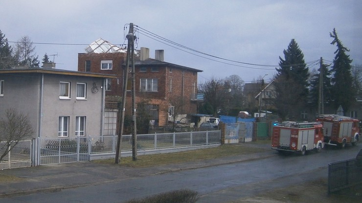Zerwany dach w Kaliszu