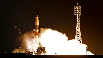 Sojuz MS-03 wystartował. Na pokładzie Rosjanin, Amerykanka i Francuz
