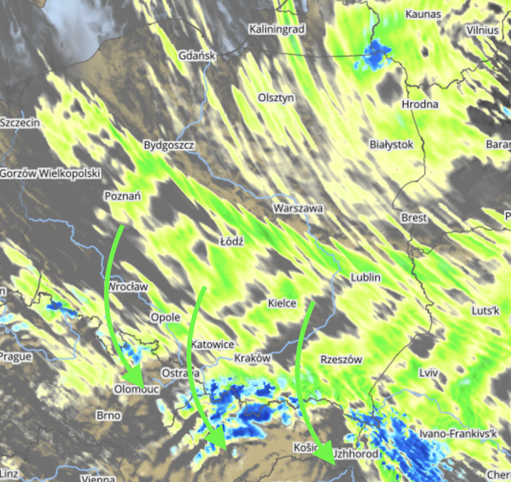 Mapa opadów