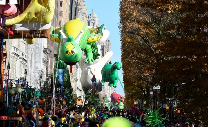 Parada z okazji Święta Dziękczynienia w Nowym Jorku