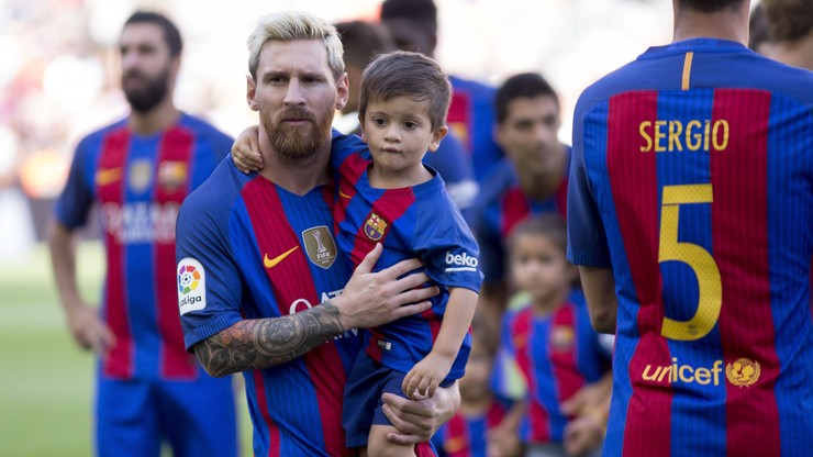 Syn Messiego w Barcelonie! Chociaż nie lubi grać w piłkę...