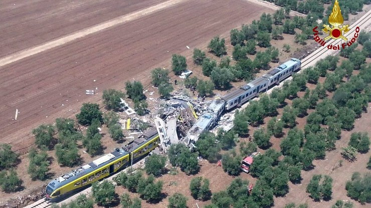 Zderzenie pociągów we Włoszech. 25 ofiar