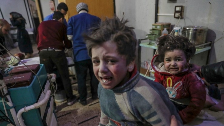 Dzieci i cywile ofiarami bombardowań przeprowadzonych przez syryjską armię