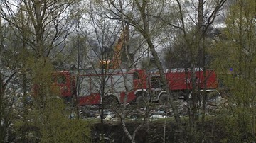Pożar wysypiska w Wałbrzychu. W ogniu 600 metrów kwadratowych powierzchni