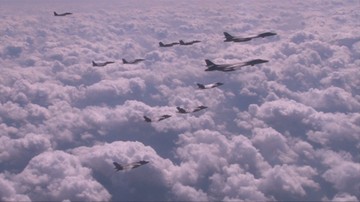 Bombowce i myśliwce USA przeprowadziły manewry nad Półwyspem Koreańskim